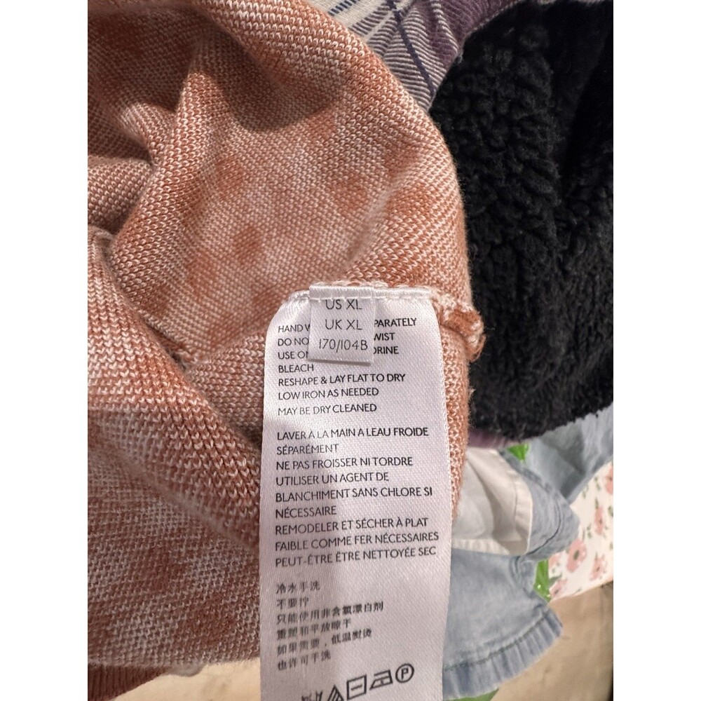 Urban Outfitters 2 Piece Plaid Cropped Cardigan Tank Set Rust Brown Preppy L XL - Picture 7 of 16